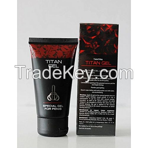 TITAN gel lubricant for men penis Original with Hologram Pc 50 ml