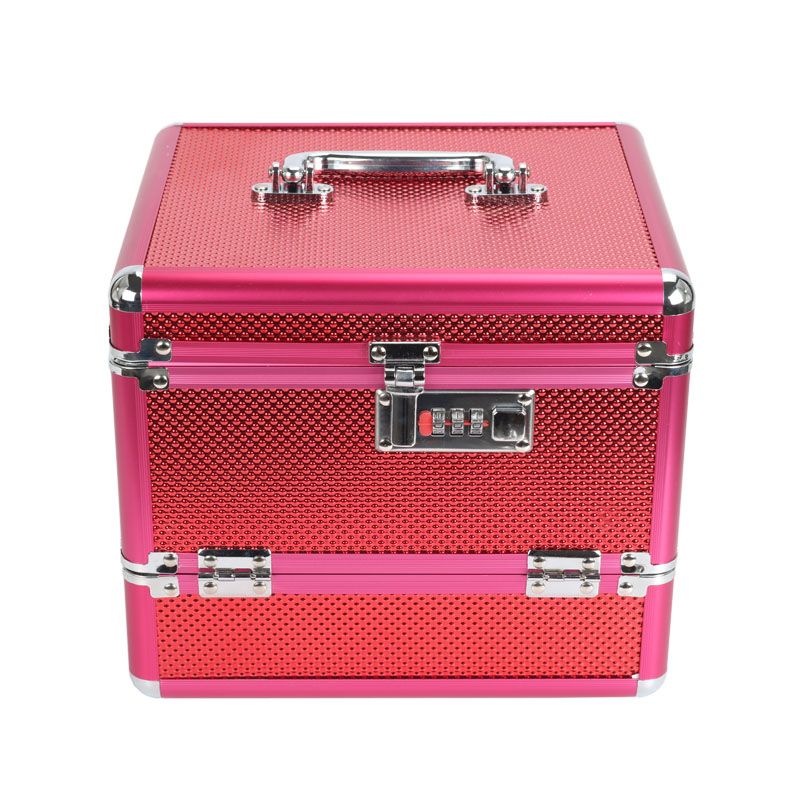 Professional Fashion Jewelry Receiving Box /Aluminum Cosmetic case with Mirror