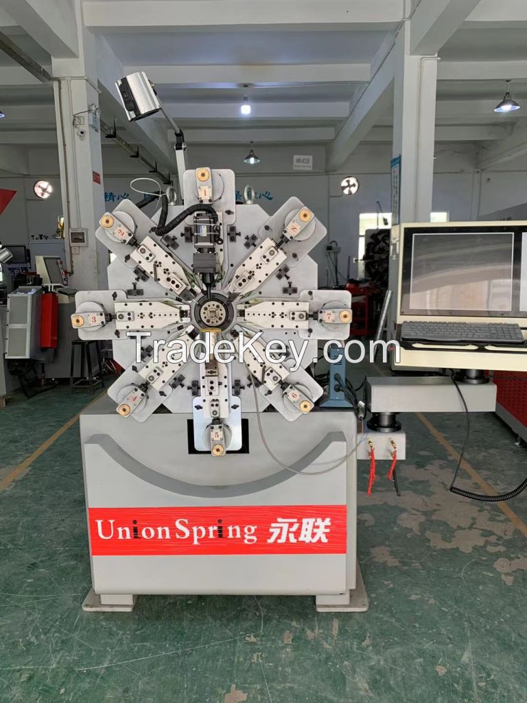 10 Axis Camless Spring Forming Machine