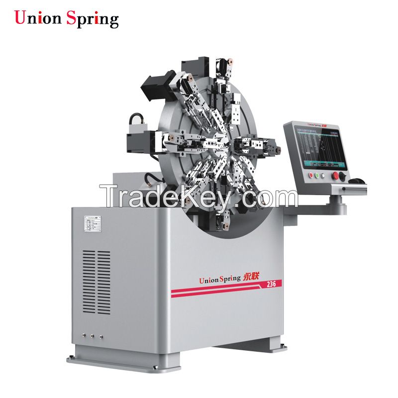 10 Axis Camless Spring Forming Machine