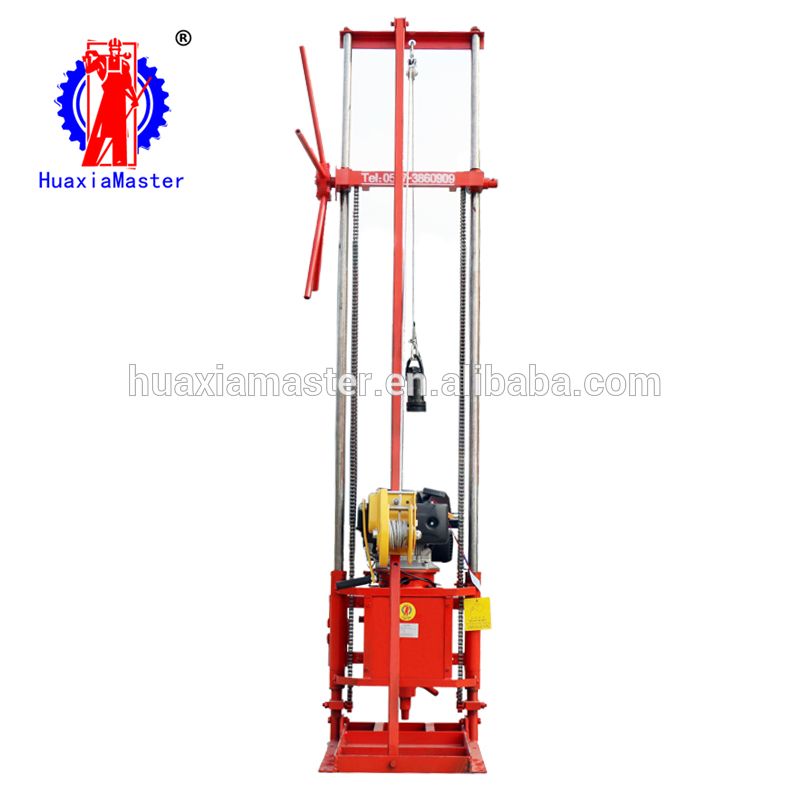 30m small size gasoline power sampling drilling rig