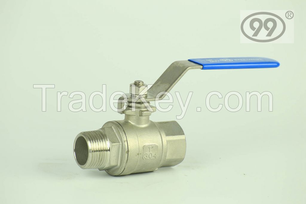 Thread ball valve