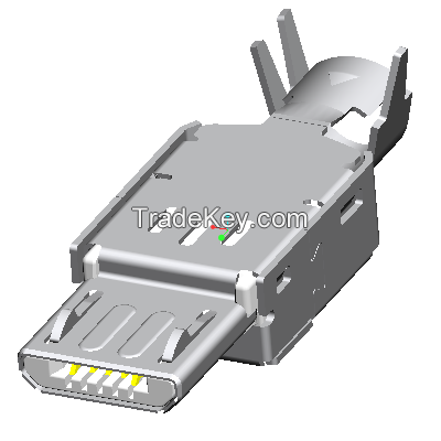 Micro USB Connection PCB 2.0 socket shenzhen custom factory