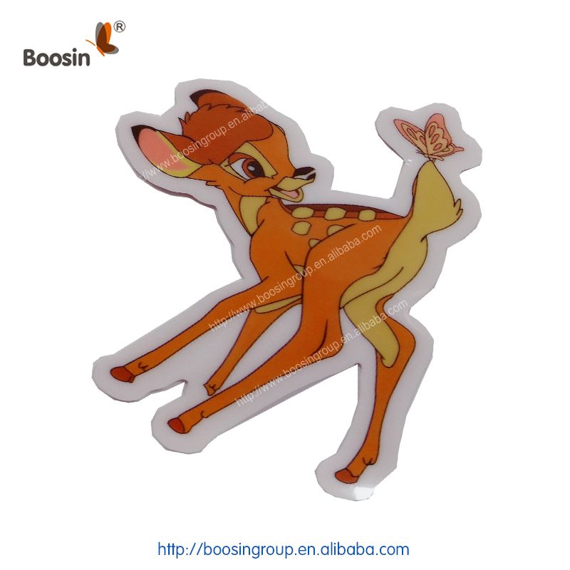 2019 New style non-trace removable TPE animal sticker for kids