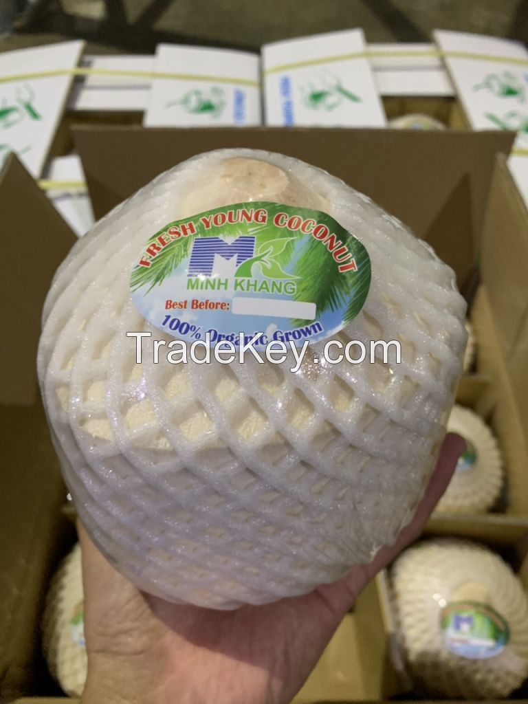 VIETNAM FRESH YOUNG DIAMOND SHAPE COCONUT