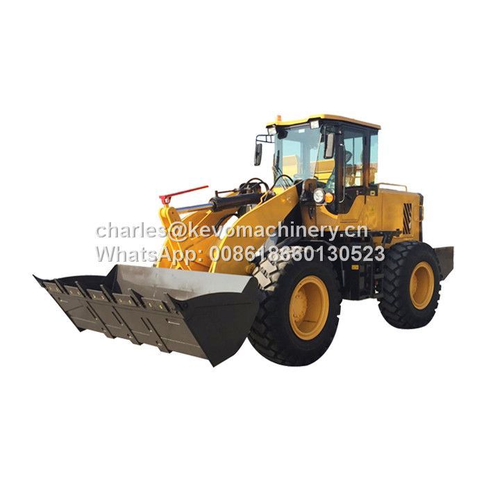 China KEVO 3tons 1.7cum Small Wheel Loader Payloader