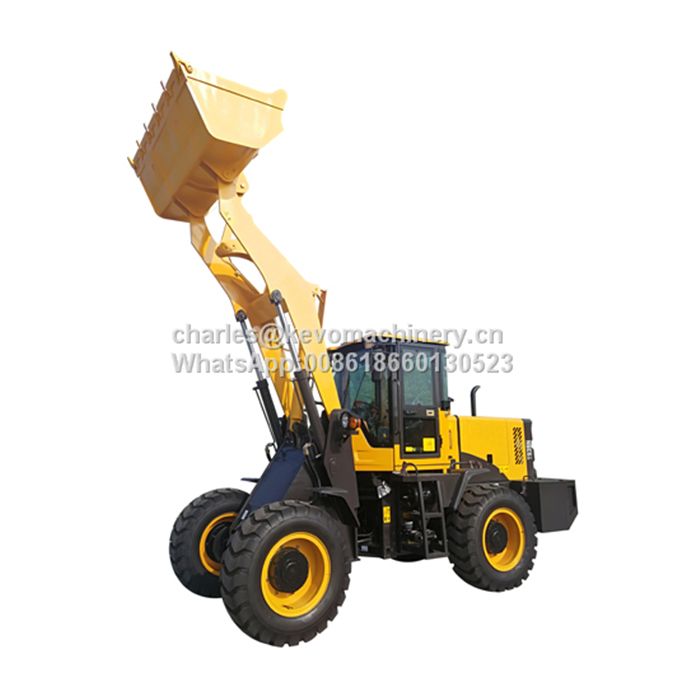 China KEVO 1.8tons 1.1cum Small Wheel Loader Payloader