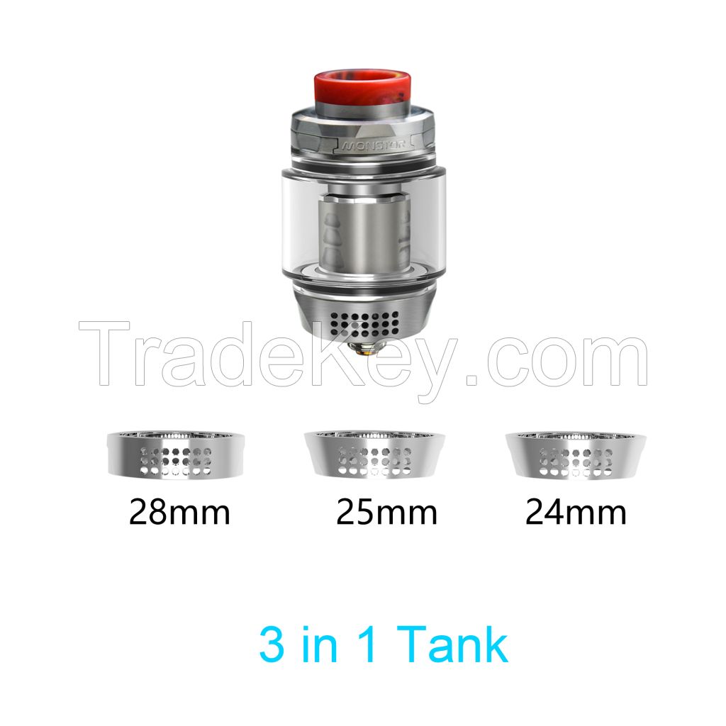 Blitz New Arrival 28MM flavor Beast with dual mesh Coil and Triple Mesh Coil