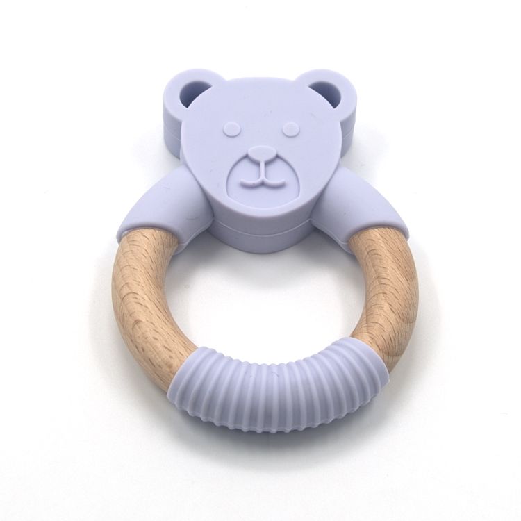  BPA Free Food Grade Custom Made Silicone Baby Teethers