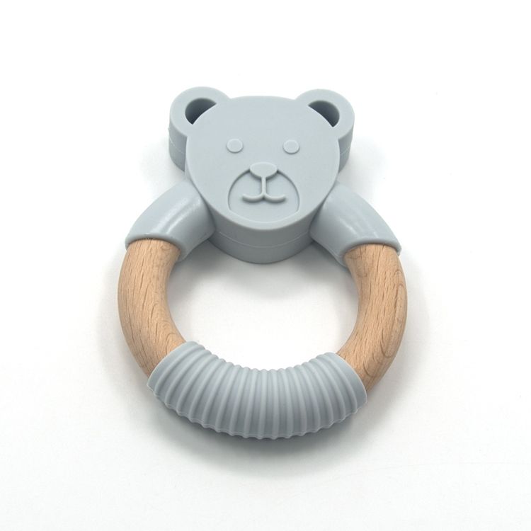  BPA Free Food Grade Custom Made Silicone Baby Teethers