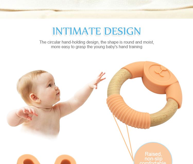 Wholesale Soft Baby Toy Teething Silicone Teether