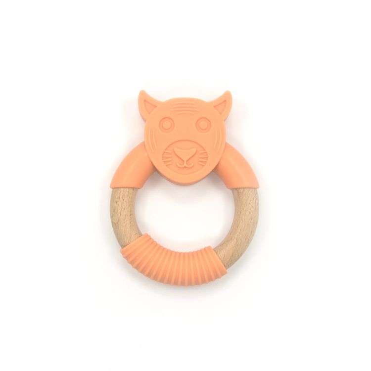  Bpa Free Eco-friendly Silicone Baby Teether For Wholesale