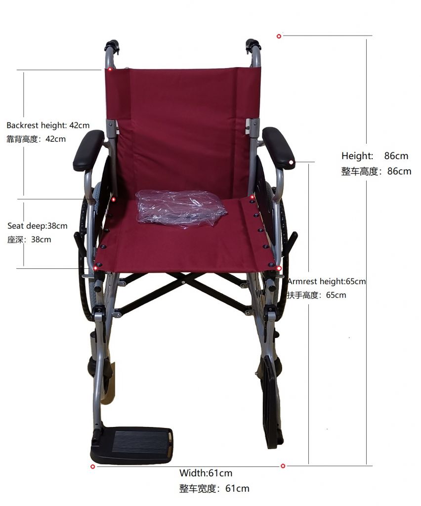 portable manual wheelchair