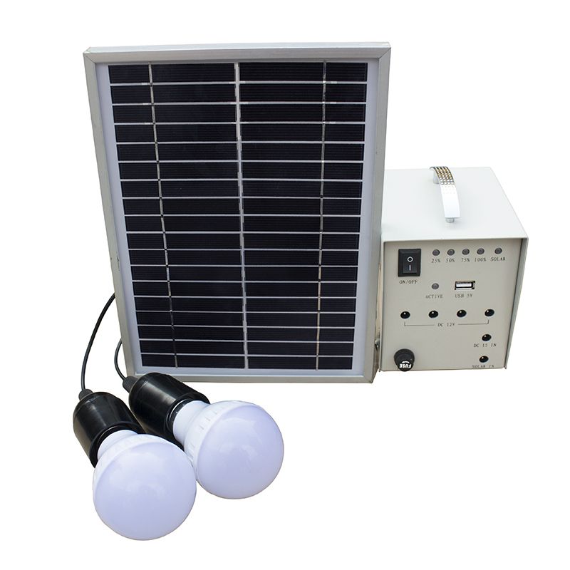 Solar home system 5W 10w Solar kits with led bulbs