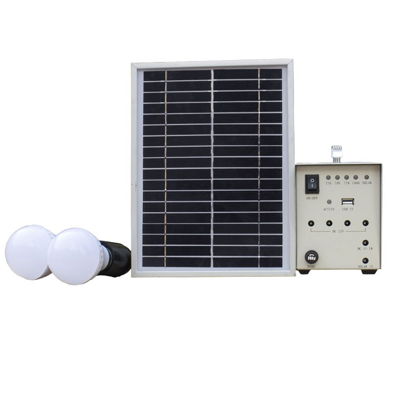 Solar home system 5W 10w Solar kits with led bulbs