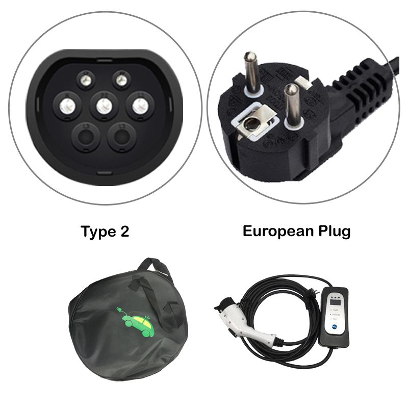portable EV charger for electric car 16A