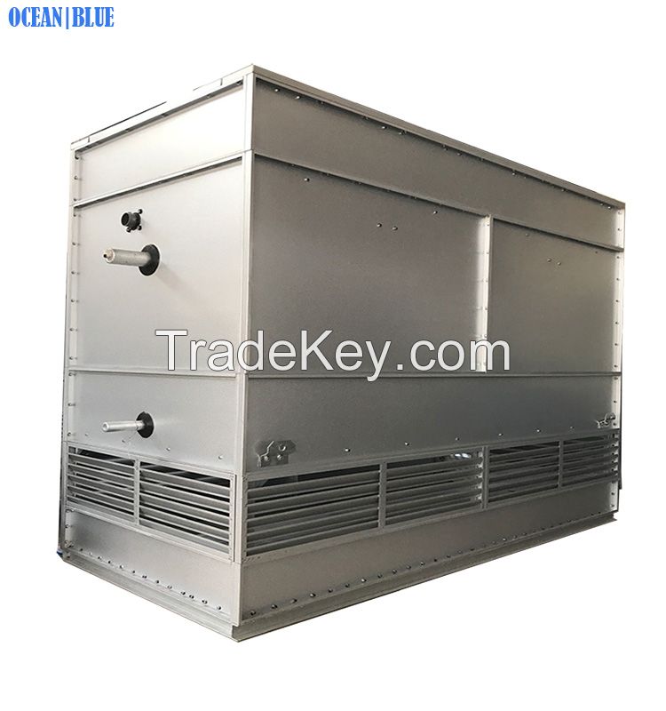 Hot dip galvanizing coil evaporative condenser