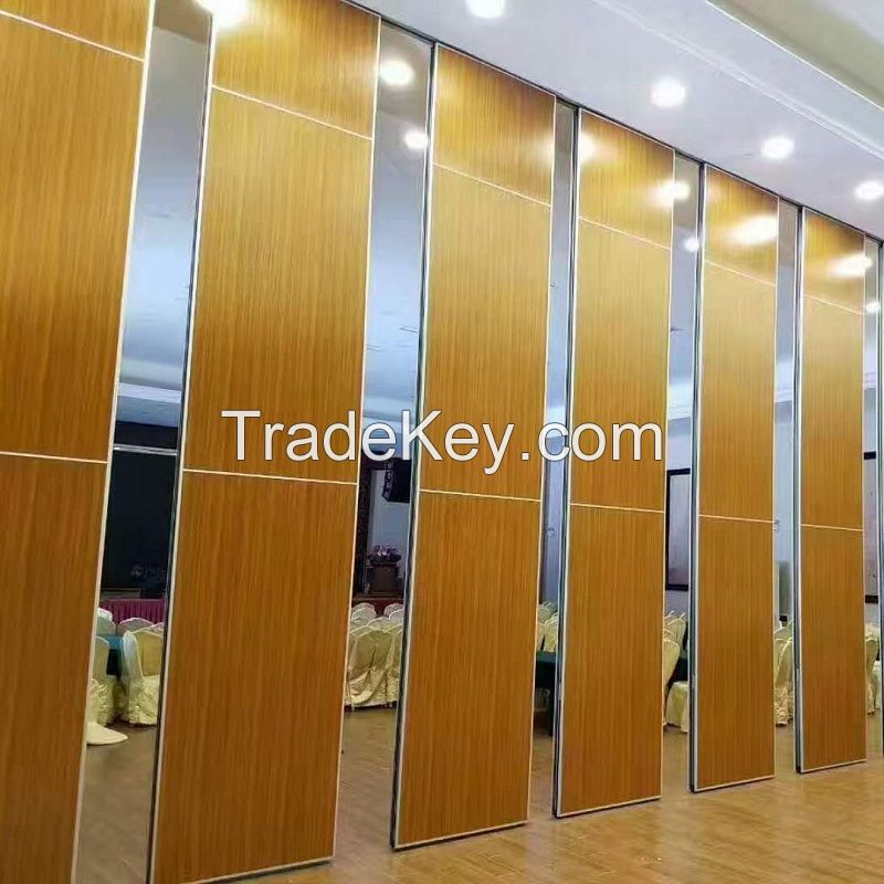 USA Technology Sliding Folding Partition Movable Wall For Restaurant Hotel Room Dividing