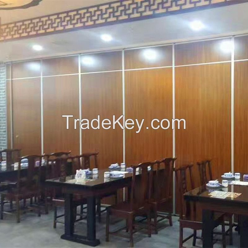 Wooden Soundproof Folding Removable Acoustic Hanging Decorative Panels Partition Walls