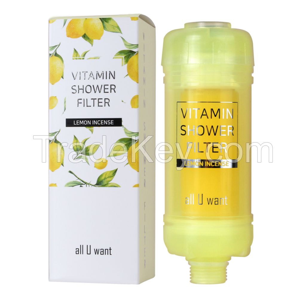 All u Want Vitamin+Peptide Shower Filter (Lemon)