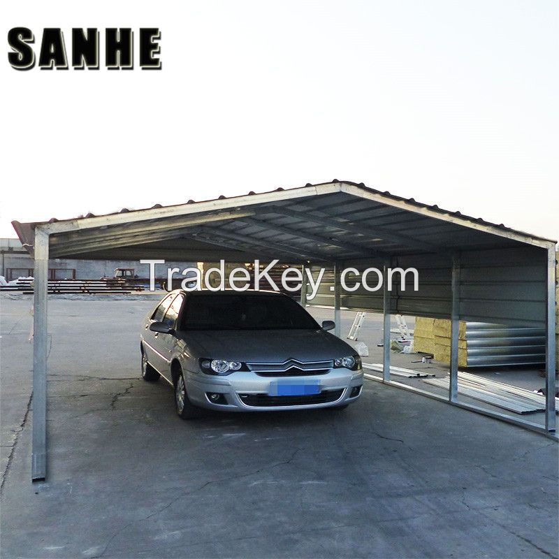 Regular style portable metal carports and carport with roofing sheet for one/two/three cars