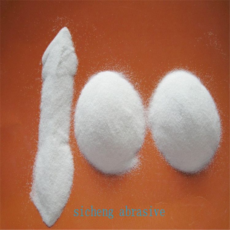 Top grade 100#white fused alumina/white alundum for sandblasting