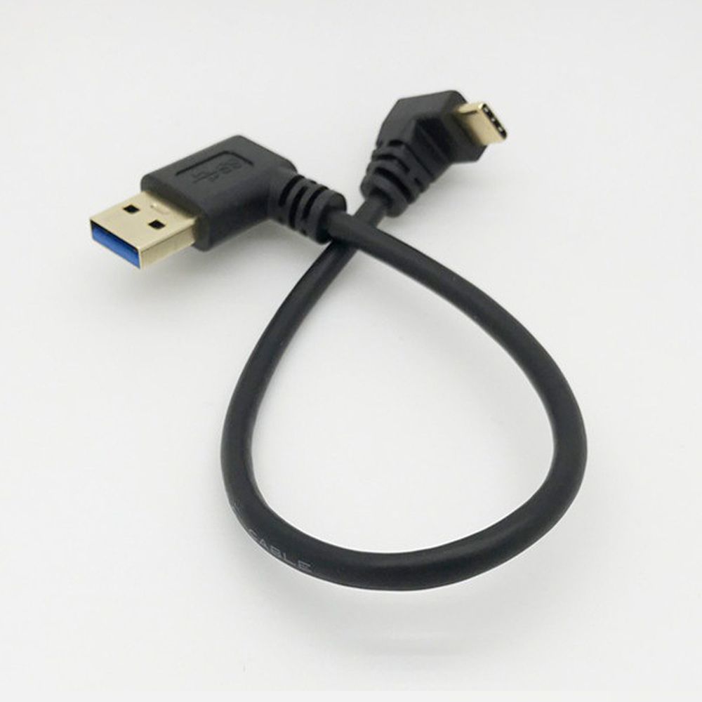 super fast charging data bulk 90 degree a to right angle usb 3.1 type c cable