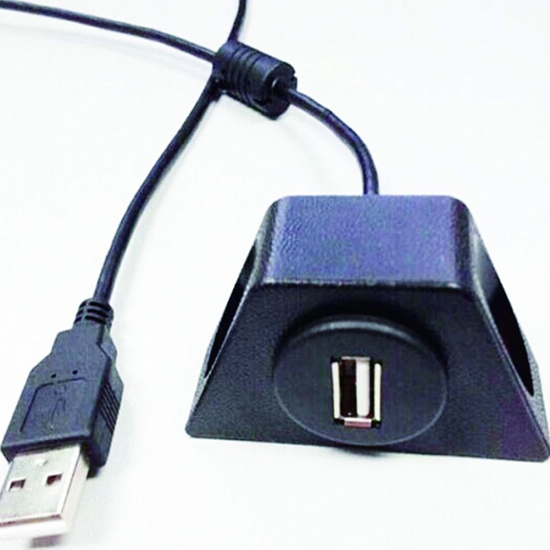2.0 3.0 round connector panel mount male to female shielded high speed usb a port extension cable cord for mobile phone charger 