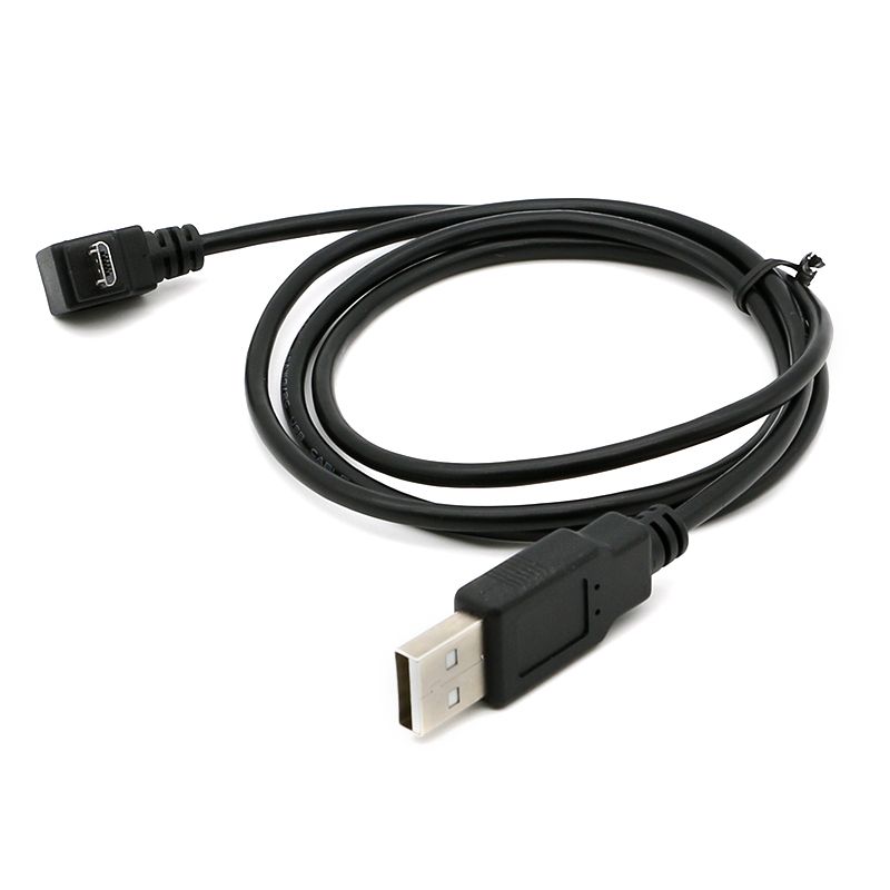 high speed bulk 10cm to 10 meter universal line power charge black new usb male to 90 degree up down angle micro data usb cable