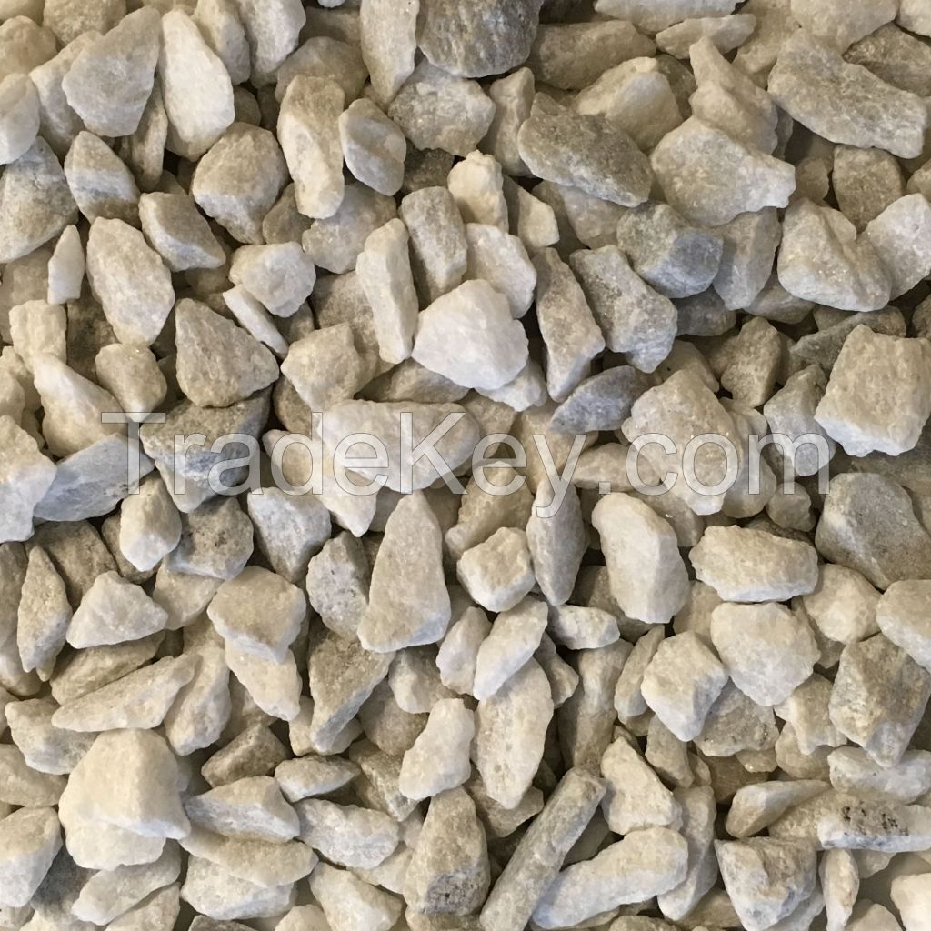 Crushed White Marble Stone Chips