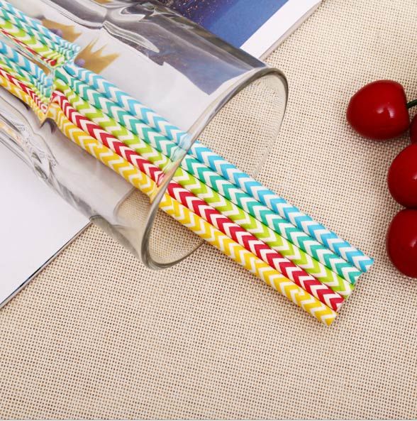 Eco-Friendly Party Supply Biodegradable Drinking Paper Straws