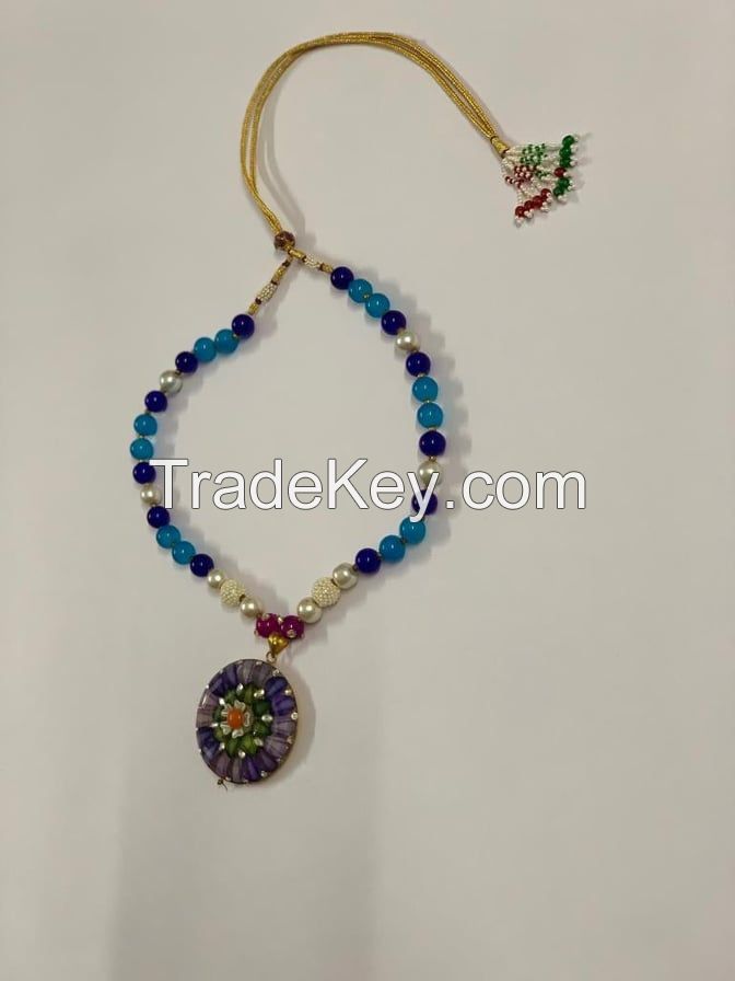 Beads Pendant Blue