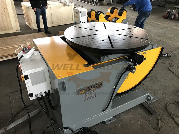 High Precision Pipe Rotating Welding Table With Slew Bearing Oil Free Gearbox