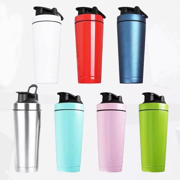 New Design Stainless Steel Sports Shaker Bottle Reusable Water Bottle