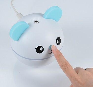 F002 Mini Desktop Humidifier with sleeping lights, Cartoon Mikiki appearance