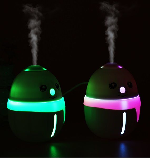 F001 Mini Desktop Humidifier with sleeping lights, Snowman Cartoon appearance