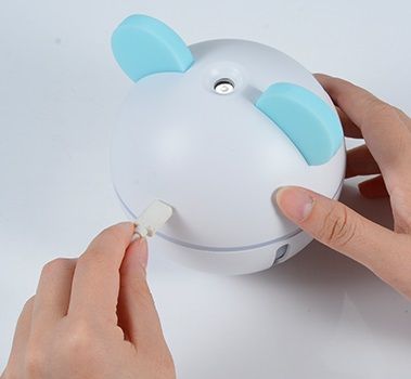 F002 Mini Desktop Humidifier with sleeping lights, Cartoon Mikiki appearance