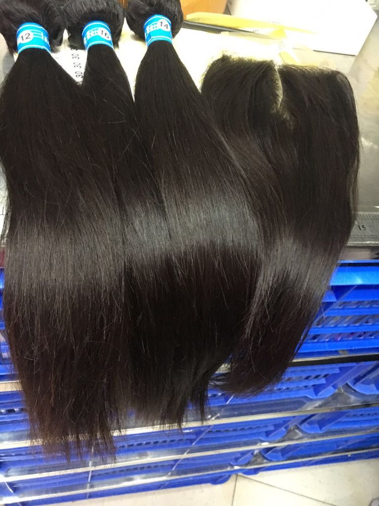 huamn hair weft