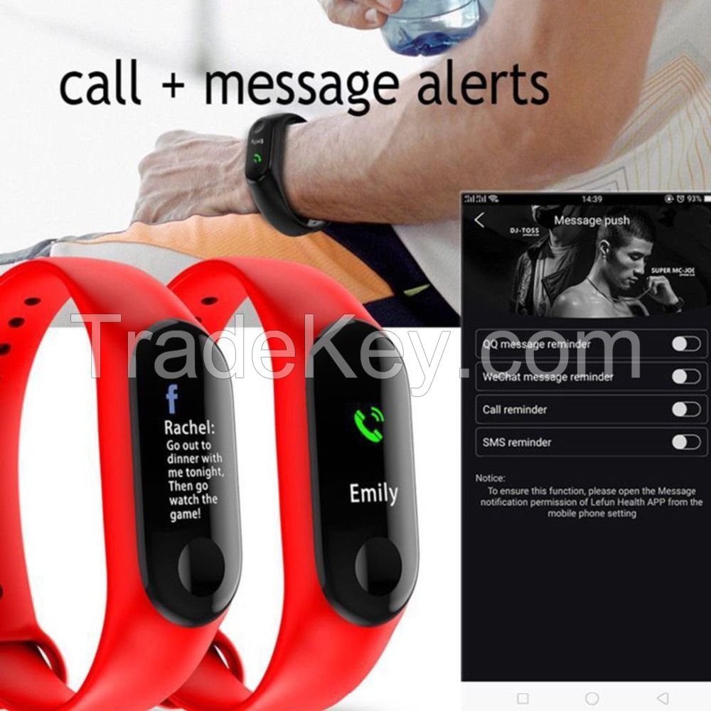 2019 New smart sports watch Women Smart Watch Men Heart Rate Blood Pressure Monitor Fitness Tracker Pedometer Watch+band