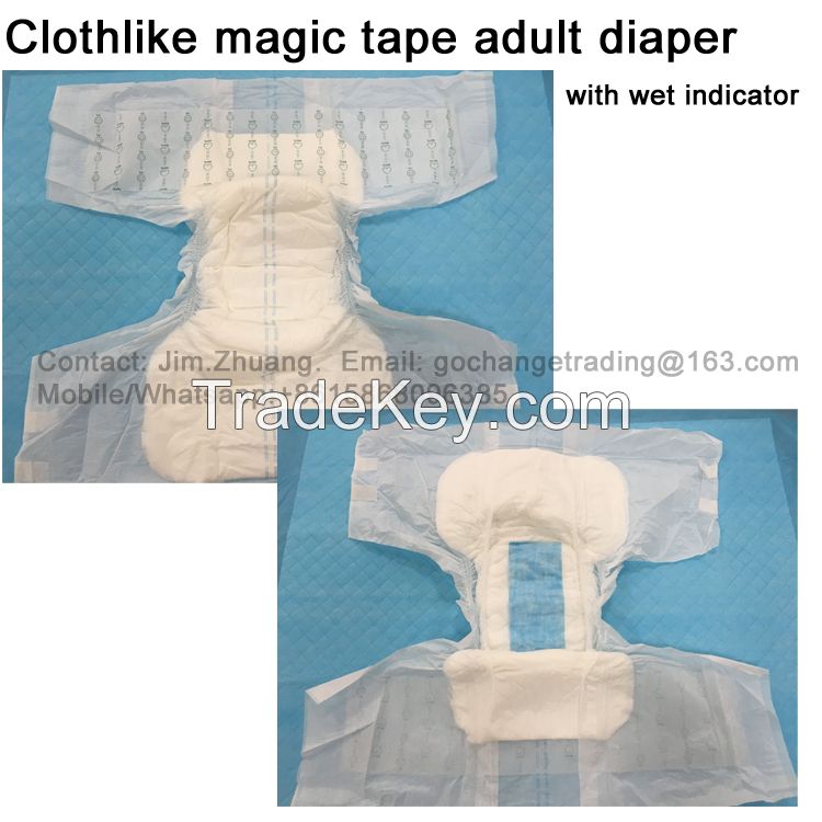 Super absorbent disposable adult diaper nappy for elderly people