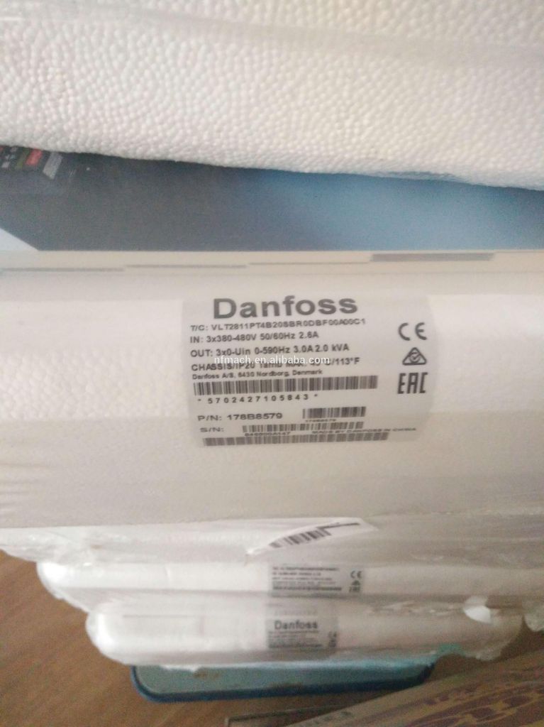 2019 134U2985 Danfoss FC-280P5K5T4E20H1BXCAX FC- 280 - 5.5 kW 12A Three-phase 380-480 V IP20 Filter H1 (Code 134U2985)
