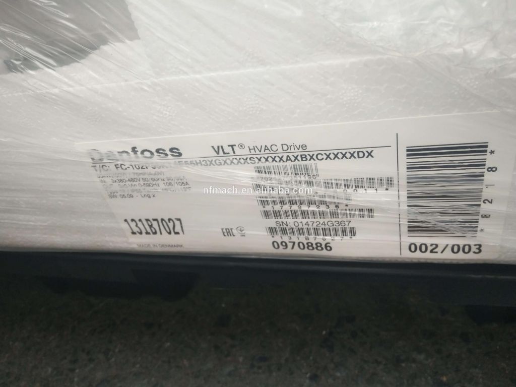 131B1275 FC-102P11KT4E55H2XGSAXBXCDX VLT HVAC Drive FC 102 11 KW 15 HP 380-480 VAC No brake chopper IP55 Type 12 RFI Class A2 (C3) No A Option No B Option Not coated PCB No Mains Option FC-102P11KT4E55H2XGSAXBXCDX