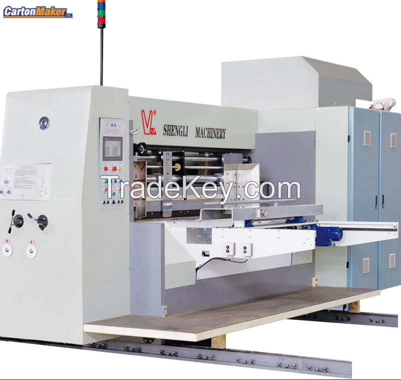 YKW1224 Flexo Printing Slotting Die-cutting Folder Gluer Bundling Linkage Line