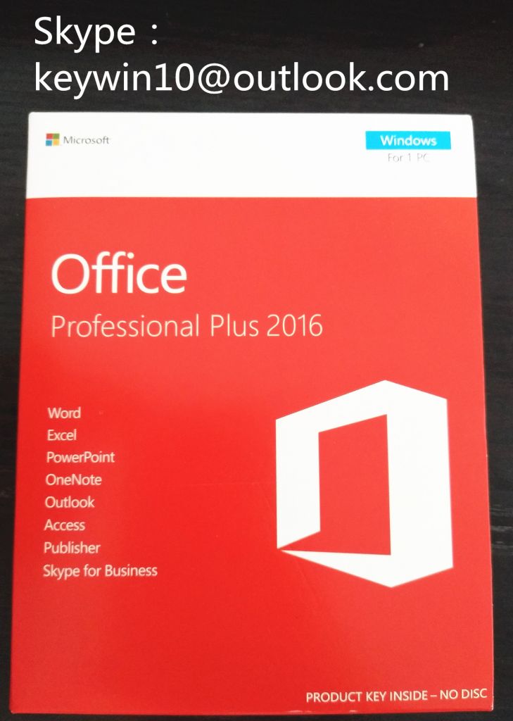 OEM Key Office 2016 Pro, New Coa Sticker Office 2016 Professional 