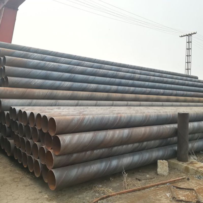 wholesale SSAW spiral welded steel pipe for water oil gas pipeline construction