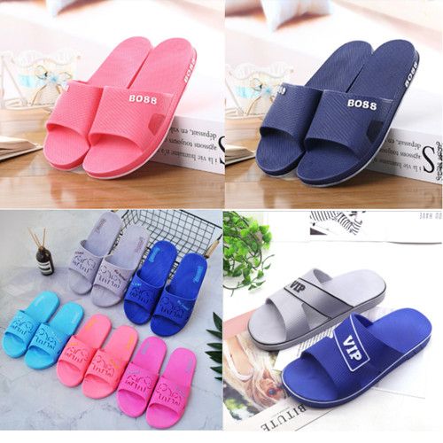 Export quality custom lady woman Simple slippers pvc for indoor