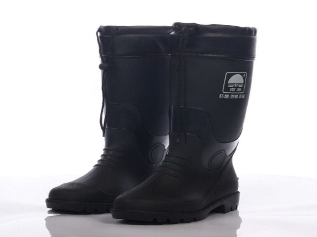 world best selling products black PVC safety      rain      boots