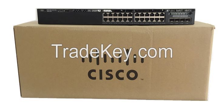 NOB Cisco WS-C3650-24TS-E Catalyst 3650 Series 24 Port Switch - 4 Uplink Port