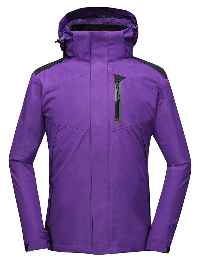 Men's 100% Polyester ski jacket