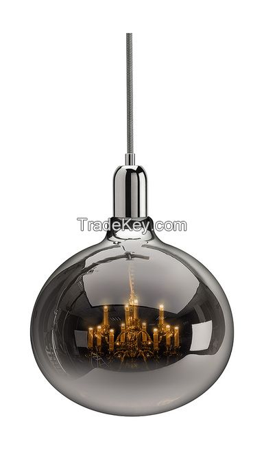 King Edison Grande Chrome Pendant Lamp